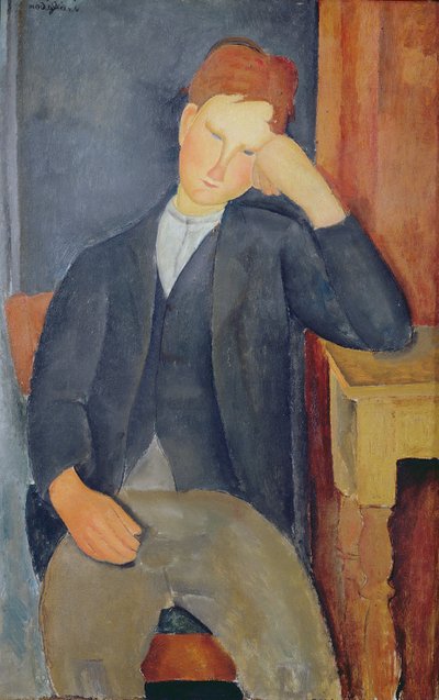 De jonge leerling door Amedeo Modigliani